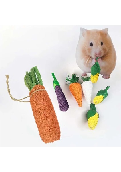 Mısır Tarzı 1 Adet Komik Diş Temizleme Mısır Ipek Hamster Bunny Chew Oyuncak Ev Dekorasyon Dokuma Oyuncaklar Küçük Hayvan Aksesuarları (Yurt Dışından) fırsatları