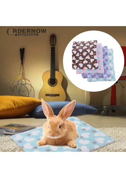 Mor Tarzı L Beden Küçük Hayvan Kobay Hamster Yatak Ev Kış Sıcak Sincap Kirpi Tavşan Lla Yatak Mat Evi Yuva Hamster Aksesuarları (Yurt Dışından) fırsatları