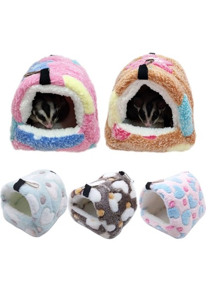 Açık Sarı Stil L 17X15CM Kobay Kafesi Büyük Yumuşak Flanel Hamster Aksesuarları Uyku Tulumu Tavşan Aksesuarları Için Jaula Conejo Küçük Pet Kafes Yuva (Yurt Dışından) modelleri
