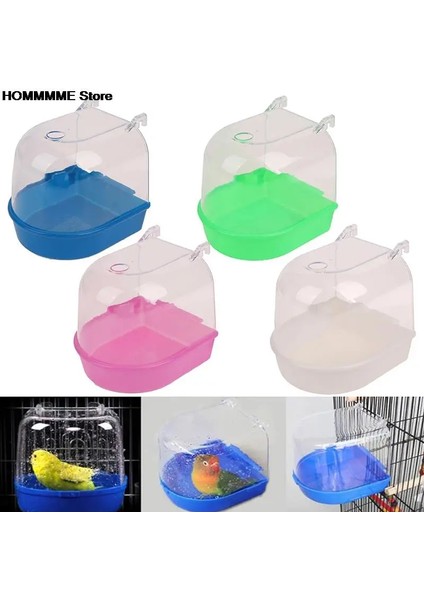 Kırmızı Stil 1 Adet Plastik Kuş Su Banyosu Kutusu Papağanlar Parakeet Asılı Kuş Banyosu Kafesi Küvet Kuş Banyosu Kuş Su Banyosu Küvet Pet Kuş Kase Yenı (Yurt Dışından) fiyatları