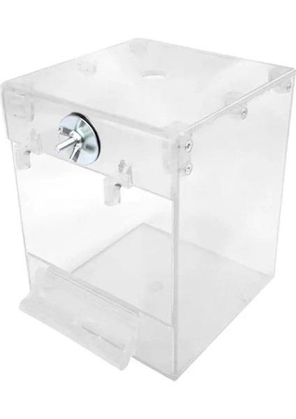 Şeffaf Stil Asılı Kuş Küpü Kuş Küvet Papağan Banyosu Duş Kutusu Kase Kafes Yıkama Alanı Temizleme Tımar Aksesuarları Kuş Kanarya Için (Yurt Dışından)