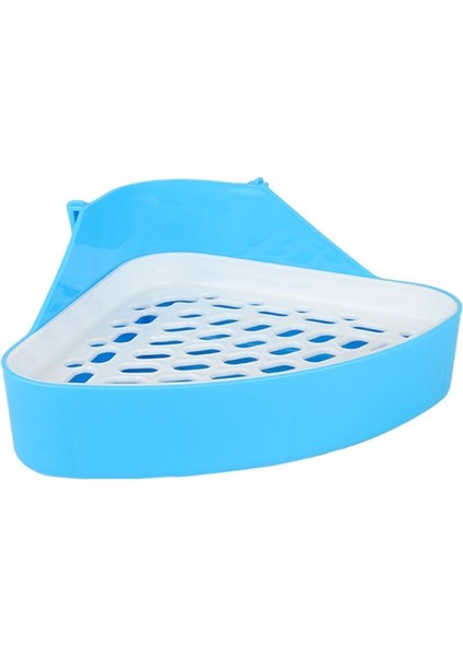 Mavi Stil Pet Tuvalet Lazımlık Eğitmeni Tavşan Hamster Altın Ayı Sincap Tam Şeffaf Kum Havzası Banyo Kum Havzası Evcil Hayvan Aksesuarları (Yurt Dışından)