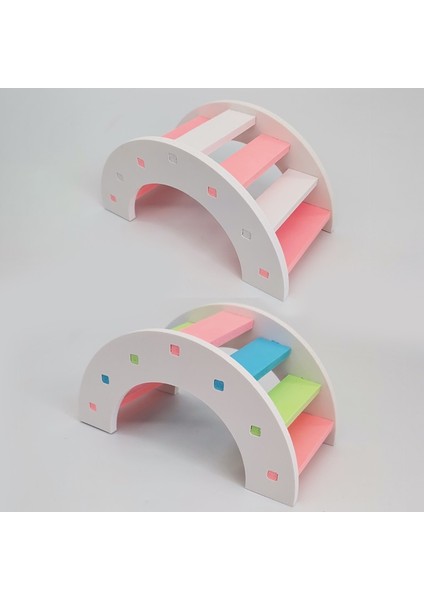 D4 Stili 1 Adet Hamster Oyuncaklar Ahşap Gökkuşağı Köprüsü Tahterevalli Salıncak Oyuncaklar Küçük Hayvan Aktivite Tırmanma Oyuncak Dıy Hamster Kafesi Aksesuarları (Yurt Dışından) indirimleri