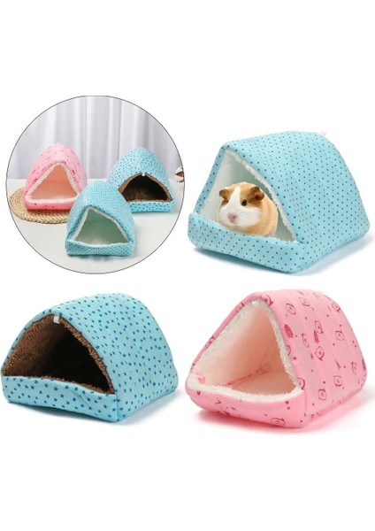 M-E Stili Tavşan Yumuşak Mini Kafes Sincap Pamuklu Mat Sıcak Mat Pet Aksesuarları Uyku Yatağı Kobay Yuvası Hamster Evi (Yurt Dışından) modelleri