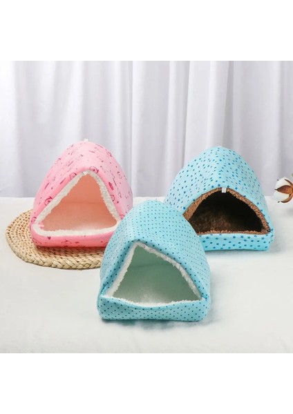 M-E Stili Tavşan Yumuşak Mini Kafes Sincap Pamuklu Mat Sıcak Mat Pet Aksesuarları Uyku Yatağı Kobay Yuvası Hamster Evi (Yurt Dışından) indirimleri