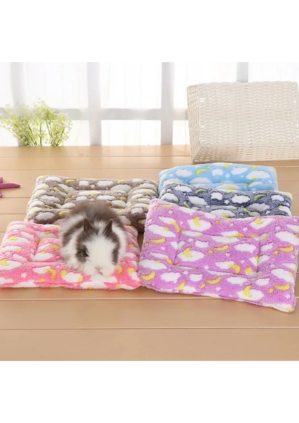 Mavi Stil L Beden Küçük Hayvan Kobay Hamster Yatak Ev Kış Sıcak Sincap Kirpi Tavşan Lla Yatak Mat Evi Yuva Hamster Aksesuarları (Yurt Dışından) fırsatları