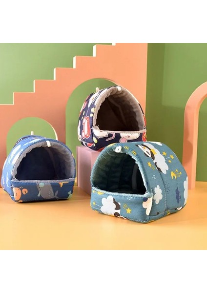 Bir Stil L Beden 1 Adet Kış Sıcak Pamuk Evcil Evler Küçük Hayvan Uyku Yatakları Gelincik Tavşan Gine Hamster Pet Uyku Aksesuarları (Yurt Dışından) fırsatları