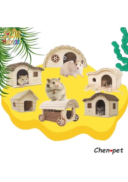 16X8.5X9CM Tarzı Bir Ev Yüksek Li Doğal Hamster Ahşap Döken Ev Küçük Hayvan Kafesi Accessoriellas Oyuncaklar (Yurt Dışından) fiyatları
