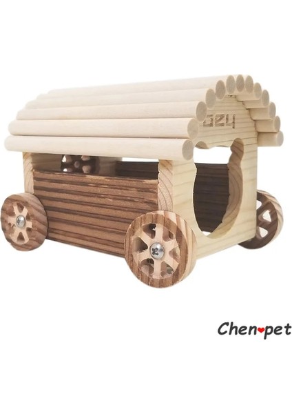 16X8.5X9CM Tarzı Bir Ev Yüksek Li Doğal Hamster Ahşap Döken Ev Küçük Hayvan Kafesi Accessoriellas Oyuncaklar (Yurt Dışından) indirimleri