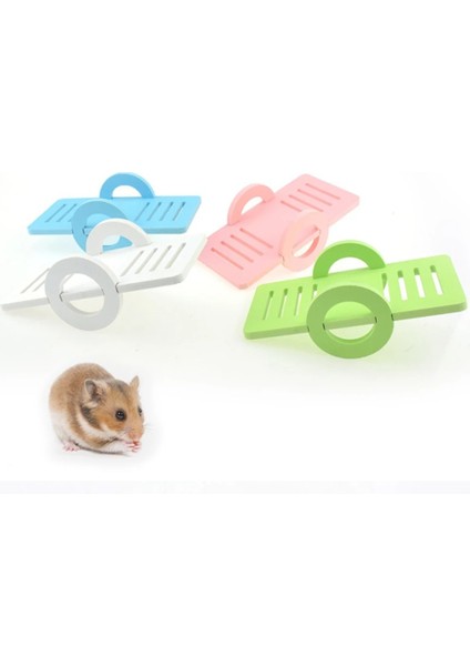 1 Pano Stili Hamster Oyuncak Hamster Malzemeleri Küçük Evcil Hayvan Malzemeleri Oyuncaklar Hamster Salıncak Tahterevalli Gökkuşağı Köprüsü Renkli Küçük Hamster Aksesuarları Lxx (Yurt Dışından)