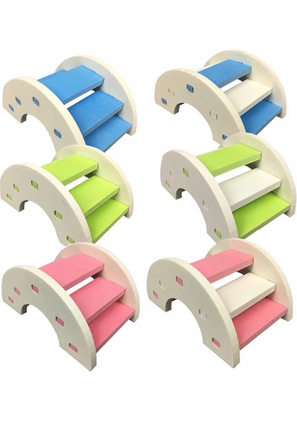 1 Pano Stili Hamster Oyuncak Hamster Malzemeleri Küçük Evcil Hayvan Malzemeleri Oyuncaklar Hamster Salıncak Tahterevalli Gökkuşağı Köprüsü Renkli Küçük Hamster Aksesuarları Lxx (Yurt Dışından)