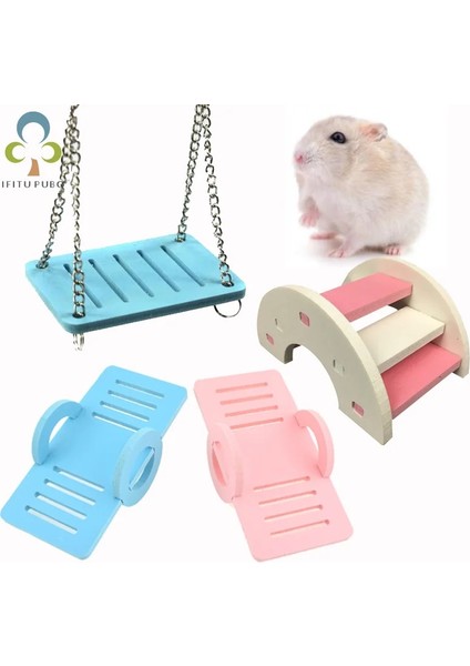 1 Pano Stili Hamster Oyuncak Hamster Malzemeleri Küçük Evcil Hayvan Malzemeleri Oyuncaklar Hamster Salıncak Tahterevalli Gökkuşağı Köprüsü Renkli Küçük Hamster Aksesuarları Lxx (Yurt Dışından)