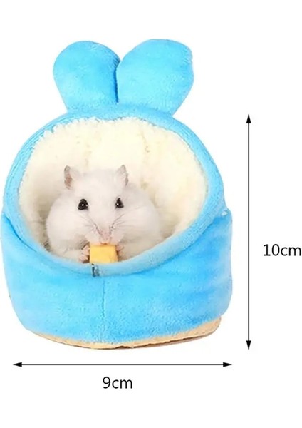 Mavi Stil Oft Sıcak Pet Hamster Yuva Yaratıcı Kirpi Tavşanlar Kış Evi Küçük Hayvan Hollandalı Sıçanlar Sıcak Yatak Malzemeleri Aksesuarları (Yurt Dışından) fırsatları