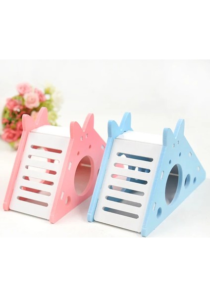 Mor Tarzı Ağaç Deliği Hamster Hideout Sevimli Hamster Egzersiz Oyuncak Ahşap Hamster Evi Gine Domuzu Hamster Aksesuarları Için Merdiven Slayt ile Hamster Kafesi (Yurt Dışından) fırsatları