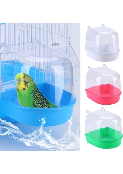 Beyaz Stil 1 Adet Plastik Kuş Su Banyosu Kutusu Küvet Kuş Banyosu Kuş Su Küvet Pet Kuş Kase Papağanlar Için Parakeet Asılı Birdbath Kafesi (Yurt Dışından) fiyatları