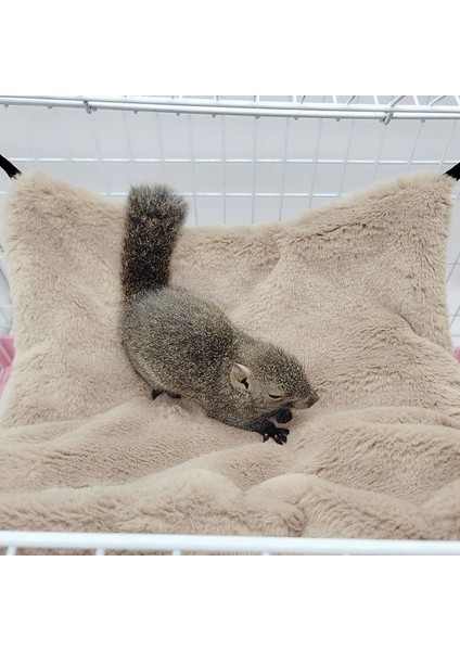 Açık Sarı Stil U 34X34CM Kobay Hamster Tavşan Aksesuarları Hamster Hamak Tavşan Jaula Conejo Küçük Pet Yuva Yatak Yastık Kobay Gelincik Kafesi (Yurt Dışından) modelleri