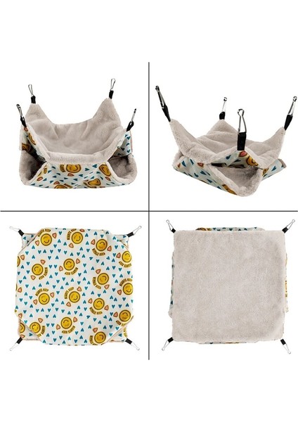 Açık Sarı Stil U 34X34CM Kobay Hamster Tavşan Aksesuarları Hamster Hamak Tavşan Jaula Conejo Küçük Pet Yuva Yatak Yastık Kobay Gelincik Kafesi (Yurt Dışından) indirimleri