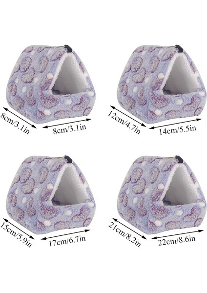 Pembe Tarzı 14X12CM Pet Yatak Yumuşak Flanel Kobay Yatak Hamster Tavşan Aksesuarları Için Uyku Tulumu Jaula Conejo Küçük Pet Kafes Yuva Yatak Yastık (Yurt Dışından) modelleri