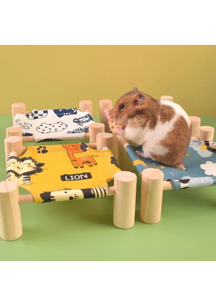 No.3 Tarzı S Beden Hamster Yuva Kobay Hamster Yaz Nefes Ahşap Yatak Lla Tavşan Yuva Pet Gelincik Hamster Aksesuarları Için Kobay Hamak (Yurt Dışından) fırsatları