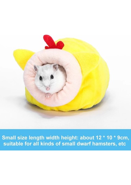 Sarı Stil 13X10X10CM Evcil Hayvan Evi Kobay Gelincikleri Hamster Kirpi Tavşanlar Sıçanlar Süper Sıcak Hamster Kafesi Aksesuarları Küçük Hayvan Yatağı (Yurt Dışından)