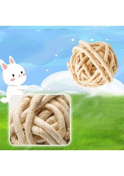 Q8920-5C Stili Yeni Et Diş Taşlama Oyuncaklar Hamster Tavşan Ağaç Dalı Çim Topu Doğal Küçük Hayvan Çiğneme Oyuncak Kuş Papağan Rattan Topu Oyna (Yurt Dışından) indirimleri