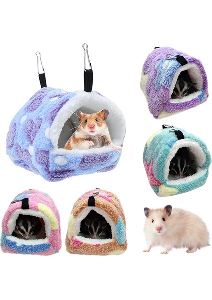 Turuncu Tarzı M Beden Hamster Kafesleri Yumuşak Flanel Kobay Yatak Hamster Tavşan Aksesuarları Için Uyku Tulumu Jaula Conejo Küçük Pet Kafes Yuva Yatağı (Yurt Dışından) fiyatları