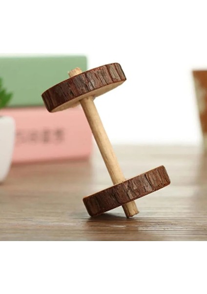 No.1 Tarzı Sevimli Doğal Ahşap Tavşanlar Oyuncaklar Çam Dumbells Unicycle Çan Rulo Çiğneme Oyuncaklar Gine Domuzları Için Sıçan Küçük Pet Azı Dişleri Malzemeleri (Yurt Dışından)