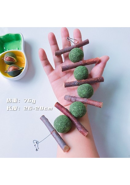 76G Stili Küçük Pet Chew Oyuncak Elma Ahşap Malzeme Diş Taşlama Oyuncaklar Hamster Lla Tavşan Hayvanlar Pet Kafes Kolye Tavşan Oyuncaklar (Yurt Dışından)