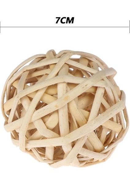 Pet Oyuncak Bir Stil Pet Hamster Diş Taşlama Oyuncaklar Tavşan Ağacı Dalı Çim Topu Doğal Çiğneme Oyuncaklar Tavşanlar Kuş Papağan Oyun Rattan Topu Oyuncak Pet Için (Yurt Dışından)