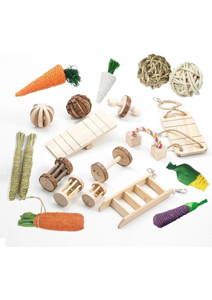 7 Parçalı Set Stili Diğer Ahşap Pet Oyuncak Hamster Tavşan Kobay Papağan Oyuncak Oyuncak Diş Malzemeleri Combo Set Küçük Hayvanlar Çiftlik Hayvanı Malzemeleri (Yurt Dışından) indirimleri