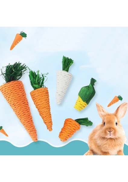B Tarzı Arrot Şekilli Tavşan Hamster Chew Bite Oyuncaklar Gine Domuzu Diş Temizleme Oyuncakları (Yurt Dışından) fiyatları