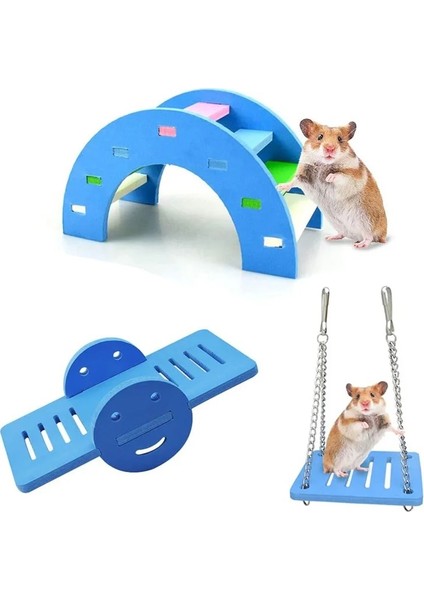 Düz Tahterevalli Tarzı Yeşil Pet Hamster Oyuncaklar Ahşap Gökkuşağı Köprüsü Tahterevalli Salıncak Oyuncaklar Küçük Hayvan Aktivite Tırmanma Oyuncak Dıy Hamster Kafesi Aksesuarları (Yurt Dışından) fiyatları