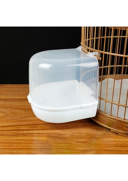 No.4 Tarzı Plastik Papağan Kuş Küvet Asma Kancalı Akrilik Şeffaf Pet Kafes Parakeet Su Küvet Kutusu Açık Havada Bahçe Için (Yurt Dışından) fırsatları