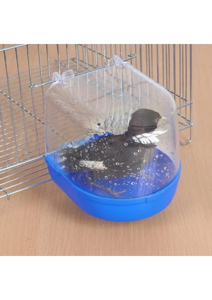 No.4 Tarzı Plastik Papağan Kuş Küvet Asma Kancalı Akrilik Şeffaf Pet Kafes Parakeet Su Küvet Kutusu Açık Havada Bahçe Için (Yurt Dışından) indirimleri