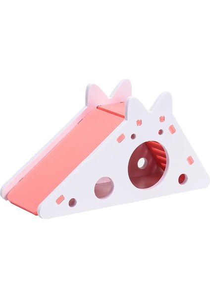 Pembe Tarzı Ağaç Deliği Hamster Hideout Sevimli Hamster Egzersiz Oyuncak Ahşap Hamster Evi Gine Domuzu Hamster Aksesuarları Için Merdiven Slayt ile Hamster Kafesi (Yurt Dışından)