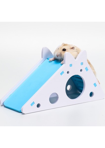 Pembe Tarzı Ağaç Deliği Hamster Hideout Sevimli Hamster Egzersiz Oyuncak Ahşap Hamster Evi Gine Domuzu Hamster Aksesuarları Için Merdiven Slayt ile Hamster Kafesi (Yurt Dışından)