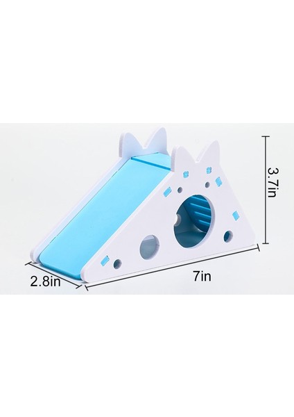 Pembe Tarzı Ağaç Deliği Hamster Hideout Sevimli Hamster Egzersiz Oyuncak Ahşap Hamster Evi Gine Domuzu Hamster Aksesuarları Için Merdiven Slayt ile Hamster Kafesi (Yurt Dışından)