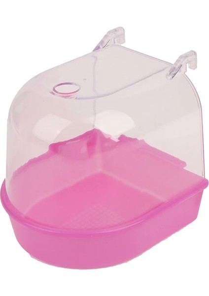Gümüş Tarzı 1 Adet Plastik Kuş Su Banyosu Kutusu Papağanlar Parakeet Asılı Kuş Banyosu Kafesi Küvet Kuş Banyosu Kuş Su Banyosu Küvet Pet Kuş Kase (Yurt Dışından)