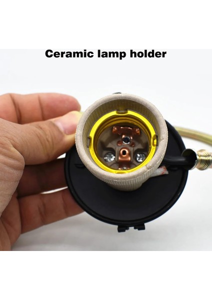 GB 100W Tarzı Papağan Sıcak Lamba Kaplumbağa Isıtma Lambası Kuş Kafesi Seramik Lamba Kapağı Kertenkele Sürüngen Kış Malzemeleri Kuş Isıtıcı (Yurt Dışından) indirimleri