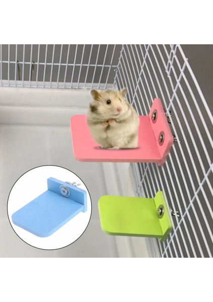 Pembe Tarzı L Beden 1 Adet Hamster Platformu Standı Raf Oyuncak Dikdörtgen Sincap Kafesi Aksesuarları Renkli Ahşap Plaka Oyuncaklar Küçük Evcil Hayvan Malzemeleri Sl C42 (Yurt Dışından) fırsatları