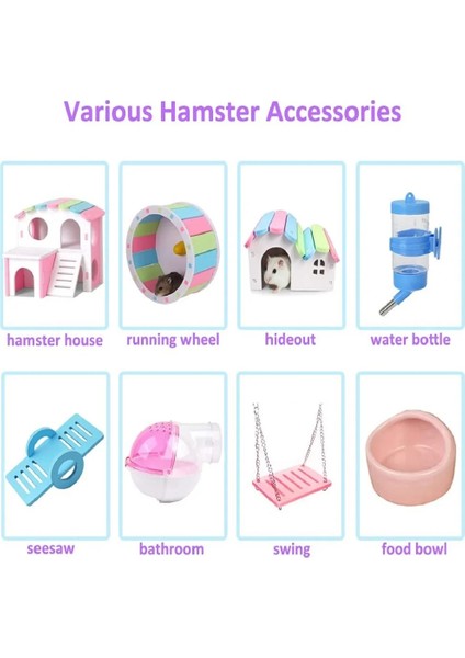 No.1 Tarzı Lüks Pet Hamster Kafesi Büyük Küçük Hayvanlar Şeffaf Hamster Evi Kirpi Gine Domuzu Gaiola Banyo Oyuncak Villa Aksesuarları (Yurt Dışından) indirimleri