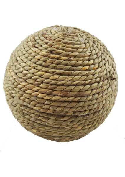 6cm Pet Chew Oyuncak Tavşan Doğal Çim Topu Tavşan Hamster Kobay Diş Temizleme Için Pet Malzemeleri Dro (Yurt Dışından) modelleri