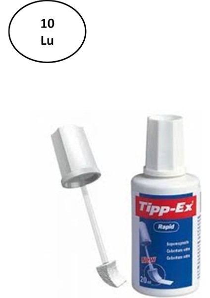 Tipp-Ex Rapid Sıvı Silici 10 Lu