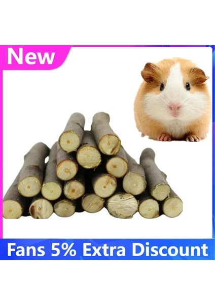 10 Adet Rastgele Stil Sıcak Satış Yeni Pet Küçük Evcil Hayvanlar Oynarken Tavşan Hamster Gine Domuzu Papağan Oyuncakları Hamster Çiğneme Oyuncak Ahşap Çubuk Dallar (Yurt Dışından)