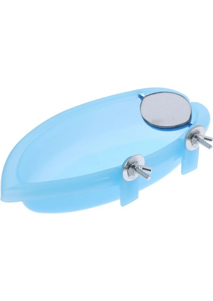 Kızıl Tarzı Kuş Küvet Kuş Ayna Küçük Oval Kuş Küvet Pet Kafes Aksesuarları Papağan Banyo Duş Banyo Malzemeleri Ayakta Kutusu (Yurt Dışından) modelleri