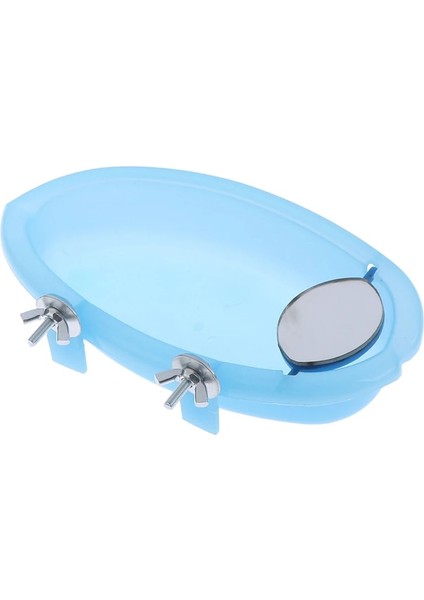 1 Adet Tarzı Kuş Küvet Kuş Ayna Küçük Oval Kuş Küvet Pet Kafes Aksesuarları Papağan Banyo Duş Banyo Malzemeleri Ayakta Kutusu (Yurt Dışından) fırsatları