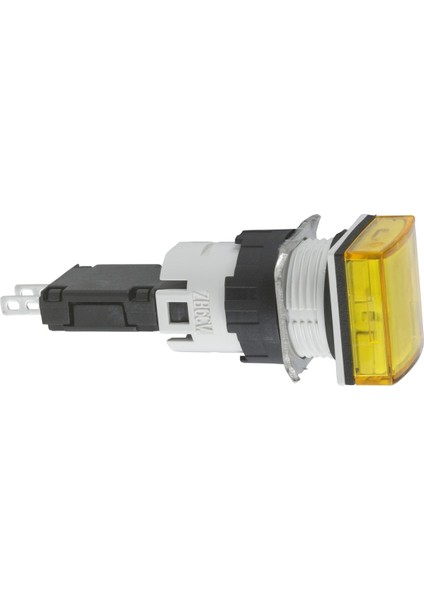 XB6CV5BB 12...24V Entegre Led'li Kare Sarı Sinyal Lambası Ø16