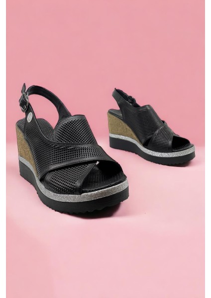 D24YS-1430 Siyah Kadın Sandalet fırsatları