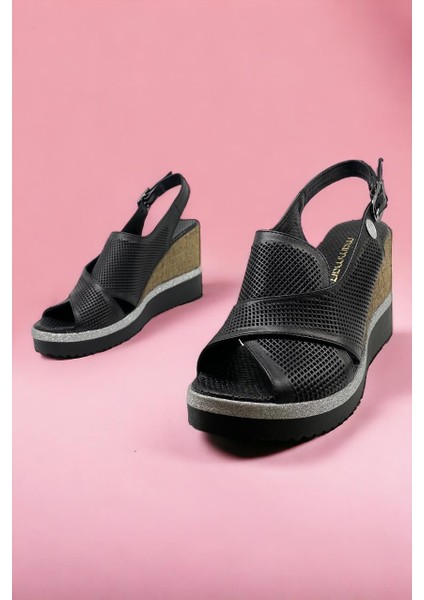 D24YS-1430 Siyah Kadın Sandalet indirimleri