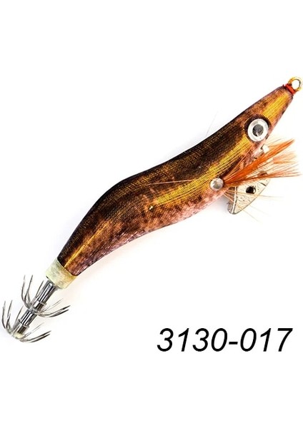 3130-017 Stili 135MM-19G Ftk 1pclot Sahte Karides Kanca Ahşap Yem Balıkçılık Cazibesi Wobbler Kalamar Jig Sert Yem Yapay Cazibesi Jig Cazibesi Ahtapot Yem 624 (Yurt Dışından)